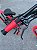 BICICLETA MTB FREERIDE ARO (26) VIKINGX TUFF-25 KIT 8 VELOCIDADES (1X8) FREIO A DISCO HIDRÁULICO COR GRAFITE/VERMELHO - Imagem 9