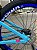 BICICLETA MTB FREERIDE ARO (26) VIKINGX TUFF-38 KIT SINGLE S/MARCHA FREIO DISC HIDRÁULICO SHIMANO COR AZUL/ROSA/AZUL - Imagem 9