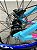 BICICLETA MTB FREERIDE ARO (26) VIKINGX TUFF-38 KIT SINGLE S/MARCHA FREIO DISC HIDRÁULICO SHIMANO COR AZUL/ROSA/AZUL - Imagem 2