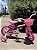 BICICLETA ARO (12) FEMININA COR ROSA/BRANCO S/MARCHA MARCA NATHOR FLOWER COM CESTA - Imagem 3