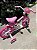 BICICLETA ARO (12) FEMININA COR ROSA/BRANCO S/MARCHA MARCA NATHOR FLOWER COM CESTA - Imagem 6
