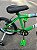 BICICLETA ARO (16) MASCULINA MILANO ZUMMI FREIOS V-BRAKE COR VERDE/PRETO (USADA) - Imagem 4