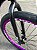BICICLETA MTB FREERIDE ARO (26) HUPI STRIP KIT SINGLE (SEM MARCHA) FREIO DISC TRASEIRO SHIMANO MT200 COR PRETO/ROXO - Imagem 9