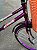 BICICLETA ARO (26) FEMININA COR VIOLETA S/MARCHA FREIO V/BRAKE (A MÃO) E FREIO CONTRA PEDAL MARCA ATTACK TROPYMAX - Imagem 7