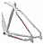 QUADRO ARO (29) MTB ABSLUTE HERA BRANCO TAMANHO 15 (P) - Imagem 2
