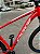 BICICLETA MTB ARO (29) OGGI HACKER HDS SHIMANO ESSA 8V FREIO DISC HIDRÁULICO TAMANHO 19 (G) COR VERMELHO/BRANCO/AZUL - Imagem 6