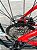 BICICLETA MTB ARO (29) OGGI HACKER HDS SHIMANO ESSA 8V FREIO DISC HIDRÁULICO TAMANHO 19 (G) COR VERMELHO/BRANCO/AZUL - Imagem 3