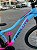 BICICLETA MTB ARO (29) ABSOLUTE HERA 21 VELOCIDADES FREIO A DISCO MECÂNICO TAMANHO 15 (P) COR AZUL/ROSA - Imagem 5