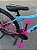 BICICLETA MTB ARO (29) ABSOLUTE HERA 21 VELOCIDADES FREIO A DISCO MECÂNICO TAMANHO 15 (P) COR AZUL/ROSA - Imagem 4