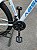 BICICLETA MTB ARO (29) ABSOLUTE HERA 21 VELOCIDADES FREIO A DISCO MECÂNICO TAMANHO 15 (P) COR BRANCO/ROSA/AZUL - Imagem 4