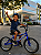 BICICLETA ARO (20) MASCULINA COR CROMOCOLOR AZUL S/MARCHA FREIO V-BRAKE MARCA MILANO FREESTYLE - Imagem 1