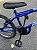 BICICLETA ARO (20) MASCULINA COR CROMOCOLOR AZUL S/MARCHA FREIO V-BRAKE MARCA MILANO FREESTYLE - Imagem 5