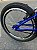 BICICLETA ARO (20) MASCULINA COR CROMOCOLOR AZUL S/MARCHA FREIO V-BRAKE MARCA MILANO FREESTYLE - Imagem 2