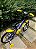 BICICLETA ARO (16) MASCULINA COR AZUL/AMARELO S/MARCHA MARCA MILANO GROW UP - Imagem 6
