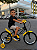 BICICLETA ARO (16) MASCULINA COR PRETO/AMARELO S/MARCHA MARCA MILANO GROW UP - Imagem 1