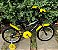 BICICLETA ARO (16) MASCULINA COR PRETO/AMARELO S/MARCHA MARCA MILANO GROW UP - Imagem 6