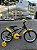 BICICLETA ARO (16) MASCULINA COR PRETO/AMARELO S/MARCHA MARCA MILANO GROW UP - Imagem 1