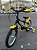 BICICLETA ARO (16) MASCULINA COR PRETO/AMARELO S/MARCHA MARCA MILANO GROW UP - Imagem 8