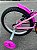 BICICLETA ARO (16) FEMININA COR ROSA CLARO/PINK S/MARCHA V-BRAKE MARCA MILANO GROW UP - Imagem 2