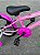 BICICLETA ARO (16) FEMININA COR ROSA CLARO/PINK S/MARCHA V-BRAKE MARCA MILANO GROW UP - Imagem 4