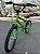 BICICLETA ARO (20) MASCULINA COR CROMOCOLOR VERDE S/MARCHA FREO V-BRAKE MARCA MILANO FREESTYLE - Imagem 9