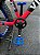 BICICLETA MTB FREERIDE ARO (26) VIKINGX TUFF-30 KIT 7 VELOCIDADES (1X7) FREIO A DISCO MECÂNICO COR PRETO/ROSA/AZUL - Imagem 4