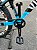 BICICLETA MTB FREERIDE ARO (26) VIKINGX TUFF-25 KIT 7 VELOCIDADES (1X7) FREIO A DISCO MECÂNICO COR PRETO/AZUL/BRANCO - Imagem 4