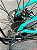 BICICLETA MTB ARO (29) ABSOLUTE HERA 21 VELOCIDADES FREIO A DISCO MECÂNICO TAMANHO 15 (P) COR AZUL/ROSA/VERDE AQUA - Imagem 3