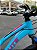 BICICLETA MTB ARO (29) ABSOLUTE HERA 21 VELOCIDADES FREIO A DISCO MECÂNICO TAMANHO 15 (P) COR AZUL/ROSA/VERDE AQUA - Imagem 7