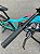 BICICLETA MTB ARO (29) ABSOLUTE HERA 21 VELOCIDADES FREIO A DISCO MECÂNICO TAMANHO 15 (P) COR AZUL/ROSA/VERDE AQUA - Imagem 8