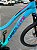 BICICLETA MTB ARO (29) ABSOLUTE HERA 21 VELOCIDADES FREIO A DISCO MECÂNICO TAMANHO 15 (P) COR AZUL/ROSA/VERDE AQUA - Imagem 6