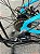 BICICLETA MTB ARO (29) ABSOLUTE HERA 21 VELOCIDADES FREIO A DISCO MECÂNICO TAMANHO 15 (P) COR AZUL/VERDE AQUA - Imagem 2