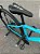 BICICLETA MTB ARO (29) ABSOLUTE HERA 21 VELOCIDADES FREIO A DISCO MECÂNICO TAMANHO 15 (P) COR AZUL/VERDE AQUA - Imagem 4