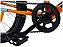 BICICLETA ARO (20) MASCULINA COR LARANJA COM MARCHA 7 VELOCIDADES CALOI SNAP - Imagem 8