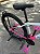 BICICLETA MTB ARO (29) ABSOLUTE HERA 21 VELOCIDADES FREIO A DISCO MECÂNICO TAMANHO 15 (P) COR BRANCO/ROSA - Imagem 5