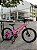 BICICLETA ARO (20) MTB COLLI AIRON 7 VELOCIDADES (1X7) FREIO A DISCO MECÂNICO COR ROSA NEON - Imagem 1