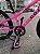BICICLETA ARO (20) MTB COLLI AIRON 7 VELOCIDADES (1X7) FREIO A DISCO MECÂNICO COR ROSA NEON - Imagem 3