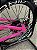 BICICLETA ARO (20) MTB COLLI AIRON 7 VELOCIDADES (1X7) FREIO A DISCO MECÂNICO COR ROSA NEON - Imagem 8