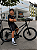 BICICLETA ARO (20) MTB COLLI AIRON 7 VELOCIDADES (1X7) FREIO A DISCO MECÂNICO COR PRETO FOSCO/ BRANCO - Imagem 1