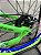 BICICLETA MTB FREERIDE ARO (26) VIKINGX TUFF-25 KIT 7 VELOCIDADES (1X7) FREIO A DISCO MECÂNICO COR VERDE/AZUL - Imagem 10