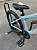 BICICLETA ARO (20) MTB COLLI DUBLIN ALUMINIO 7 VELOCIDADES (1X7) FREIO A DISCO MECÂNICO COR AZUL CHAMPANHE - Imagem 4