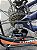 BICICLETA MTB FREERIDE ARO (26) VIKINGX TUFF-25 KIT 7 VELOCIDADES (1X7) FREIO A DISCO MECÂNICO COR ROXO/LARANJA - Imagem 2