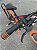 BICICLETA MTB FREERIDE ARO (26) VIKINGX TUFF-25 KIT 7 VELOCIDADES (1X7) FREIO A DISCO MECÂNICO COR ROXO/LARANJA - Imagem 6