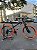 BICICLETA MTB FREERIDE ARO (26) VIKINGX TUFF-25 KIT 7 VELOCIDADES (1X7) FREIO A DISCO MECÂNICO COR ROXO/LARANJA - Imagem 1