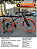 BICICLETA MTB FREERIDE ARO (26) VIKINGX TUFF-25 KIT 7 VELOCIDADES (1X7) FREIO A DISCO MECÂNICO COR ROXO/LARANJA - Imagem 1