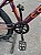 BICICLETA ARO (24) MTB COLLI NAPOLI ALUMINIO 7 VELOCIDADES (1X7) FREIO A DISCO MECÂNICO COR VINHO/LARANJA - Imagem 3
