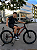 BICICLETA ARO (24) MTB COLLI NAPOLI ALUMINIO 7 VELOCIDADES (1X7) FREIO A DISCO MECÂNICO COR VINHO/LARANJA - Imagem 1