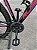 BICICLETA MTB ARO (29)  ALFAMEQ PANDORA 21 VELOCIDADES FREIO A DISCO MECÂNICO TAMANHO 17 (M) COR PRETO/ROSA/AZUL (USADA) - Imagem 3