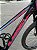 BICICLETA MTB ARO (29)  ALFAMEQ PANDORA 21 VELOCIDADES FREIO A DISCO MECÂNICO TAMANHO 17 (M) COR PRETO/ROSA/AZUL (USADA) - Imagem 5