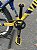 BICICLETA MTB FREERIDE ARO (26) VIKINGX TUFF-25 KIT 7 VELOCIDADES FREIO A DISCO MECÂNICO COR AZUL/AMARELO - Imagem 3